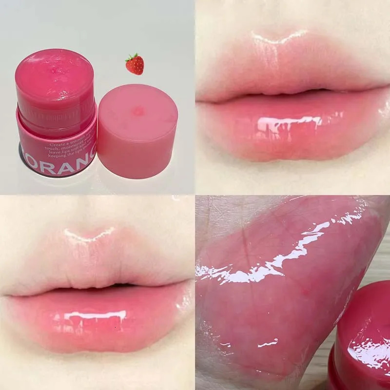 Rotating Crystal Purple Lip Balm Jelly Pink Solid Lip Gloss Moisturizing Watery Colored Lip Paste Long-lasting Tender Tinted 250717