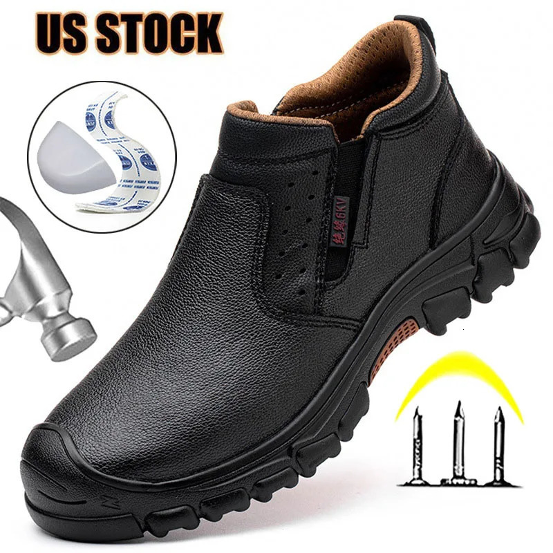 Men Work Shoes Breathable Sneakers Composite Toe Safety AntiPuncture Indestructible Welders Boots 250717