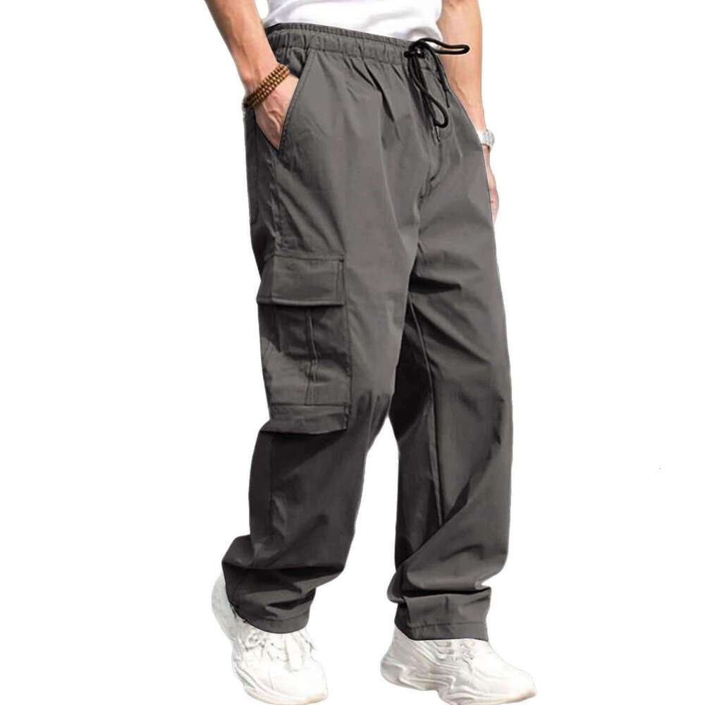 Loose Casual Long Men's Cargo Multi-Pocket Pants B5