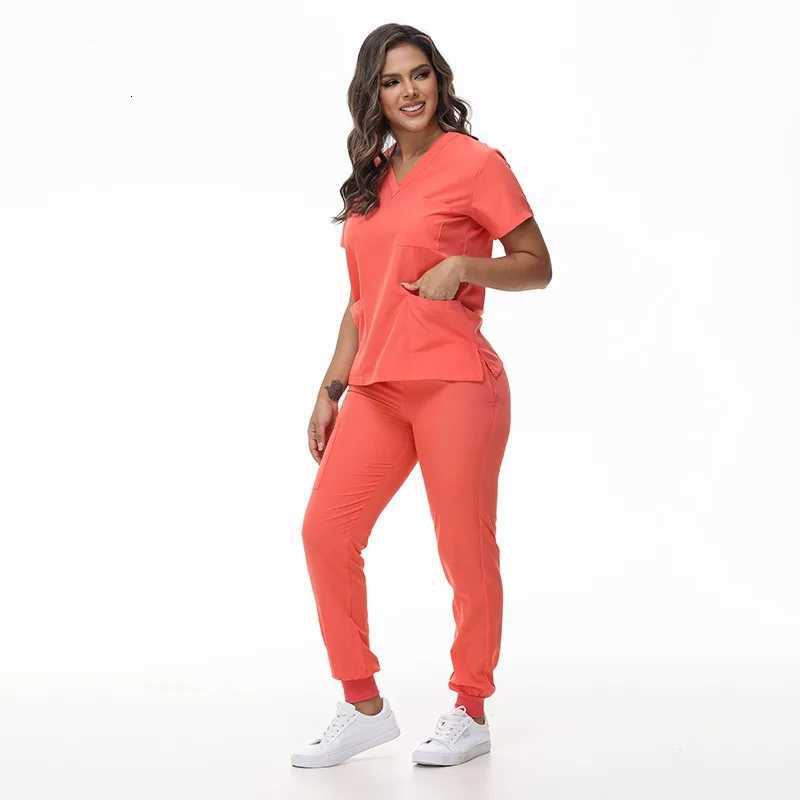 Hot Sale Medical Scrubs Uniform New Doctor and Nurse Uniform Durable Dental Pediatric Quick-Dry Healthcare services Set 42109 Z250718