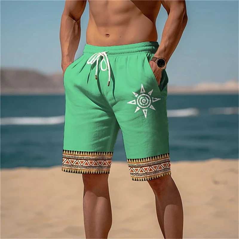 3D Printed Mens Beach Shorts Mens Summer Classic Pattern Vintage Short Pants Trendy Casual Street Shorts For Men Kids Clothing W250718