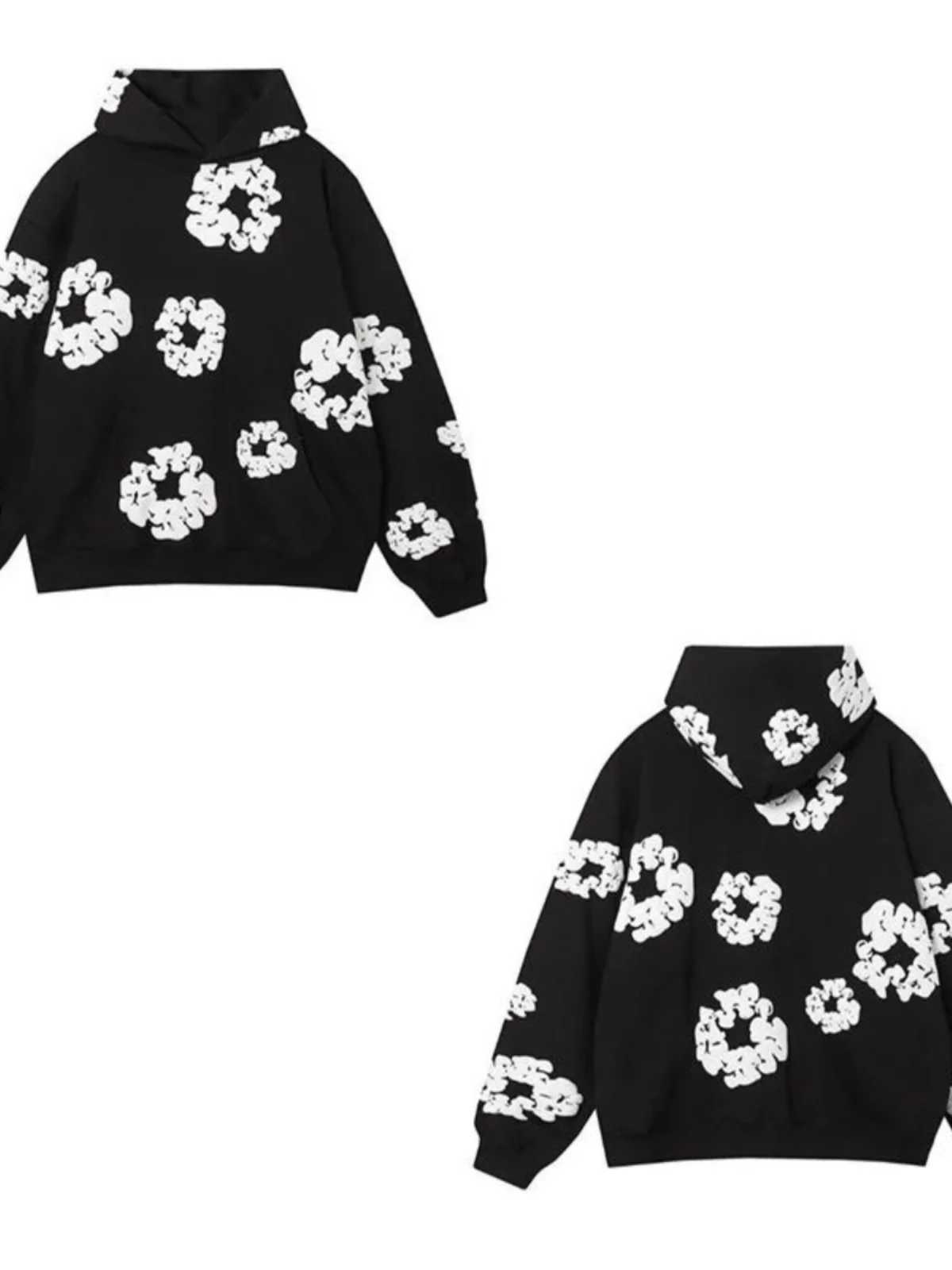 Loose Printed Hoodie for Men and Women Fashionable Sweatshirt Casual Comfortable Streetwear Spring Autumn Ex Hoodie X250718