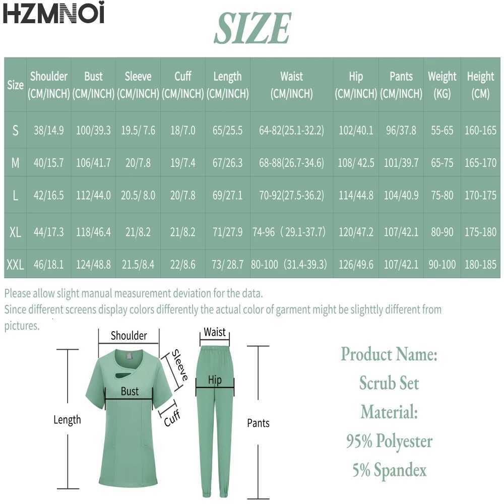 Fashion Women Workwear Scrub Tops+pant Medical Uniform Surgery Scrubs Shirt Short Sleeve Pet Shop Doctor Nurse Nursing Uniform Z250718