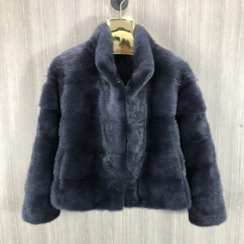 Fur Natural Women, Coat Real Mink for Fur, Short Warm Jacket, Retro Clothes Women, , Jacket,
