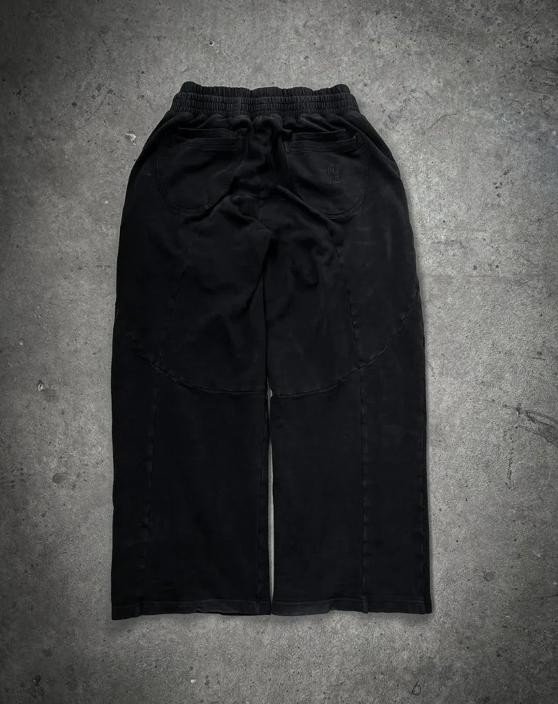 Y2K Harajuku Retro Pants Trend Eye Pattern Embroidery Pockets Stitching Casual Sweatpants Couple Hip Hop Fashion Versatile Pants 250715