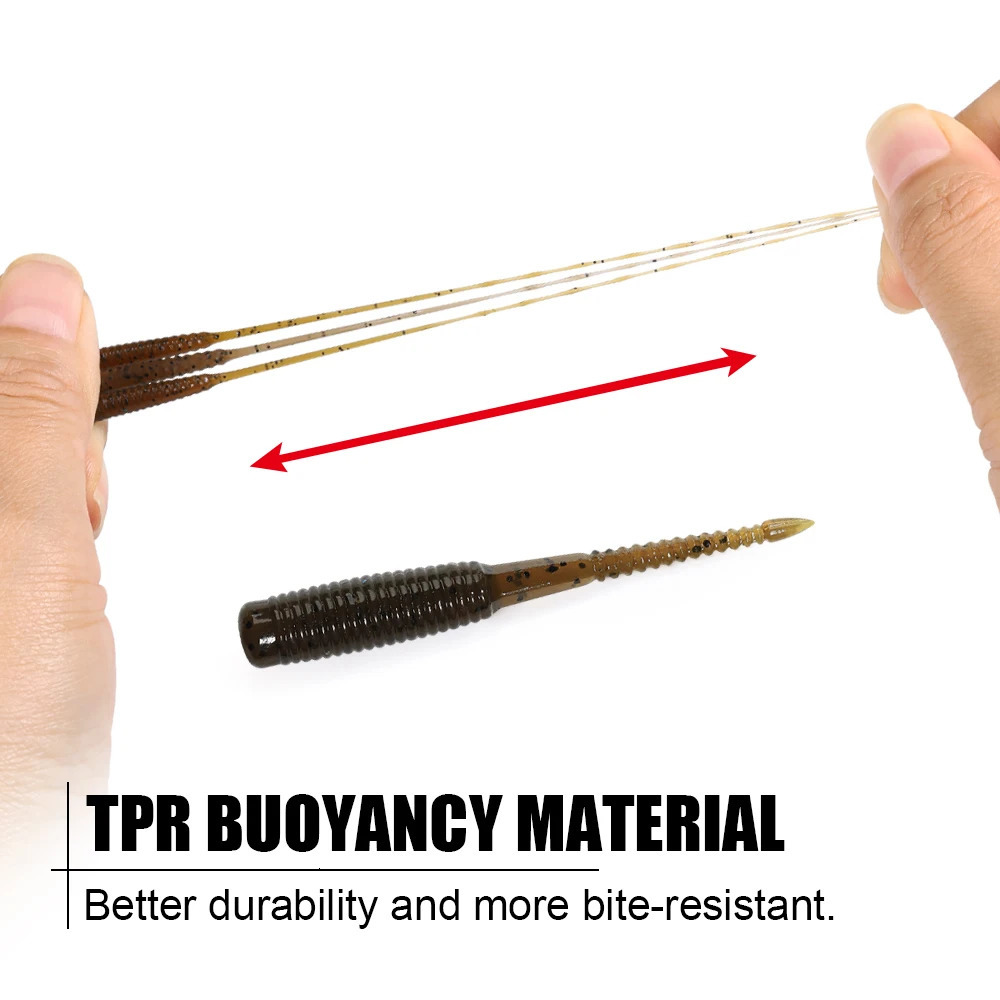 Spinpoler 20pcsbox Ajing Soft Fishing Lure 35cm Rockfish TPR Swimbaits Nightlight Worm Ice Jig Artificial Baits Bass Tackle 250708