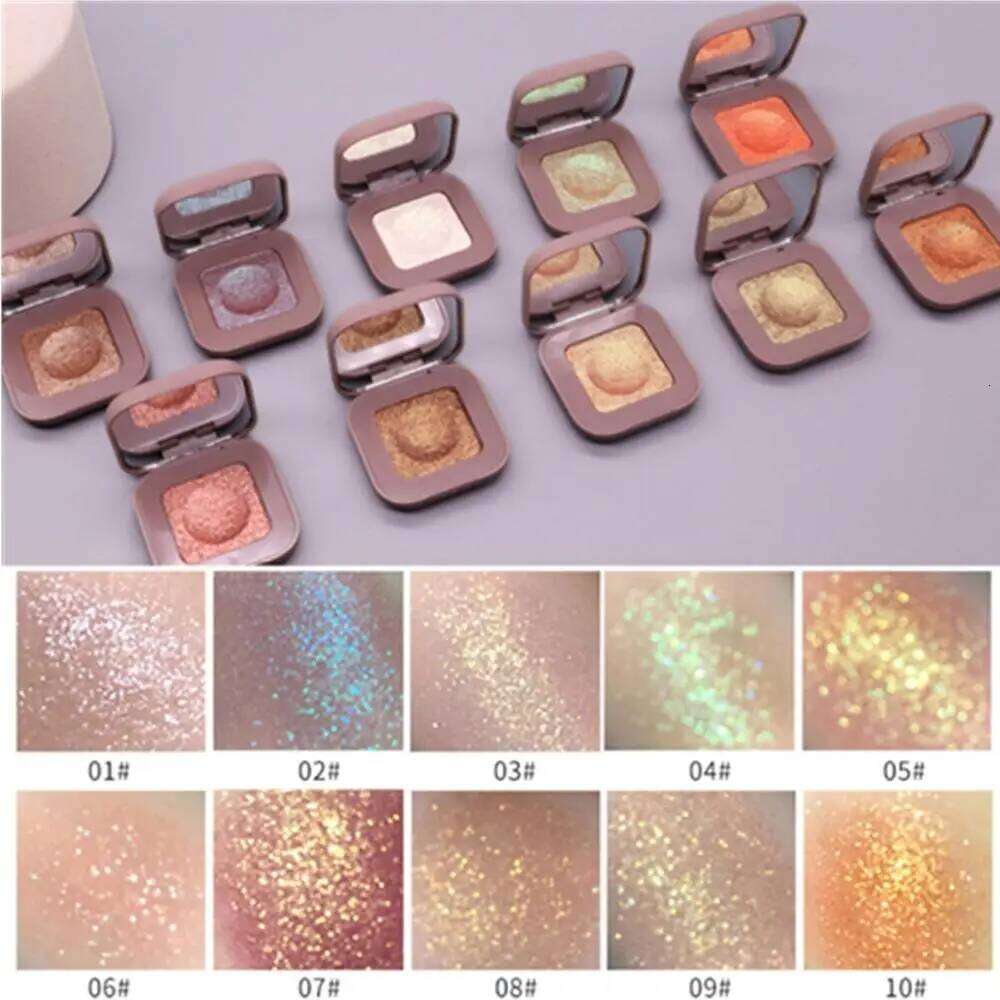 NOVO Pigment Shadows Glitter Eyeshadow Lasting Single Fingertip eye shadow New Trend Color Shimmer Metallic Eye Makeup Cosmetics X250