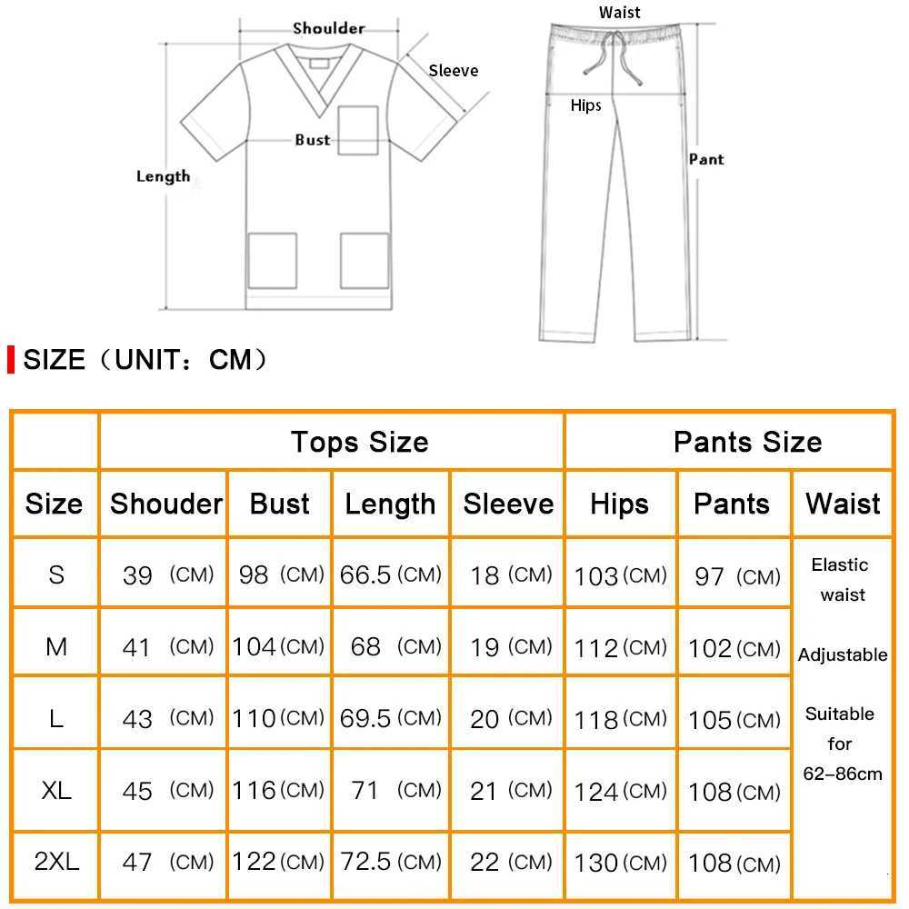 Wholesale 7 Colors Zipper V-neck Short Sleeve Pocket Nursing Working Top Pants Uniform Solid Breathable Soft Women Wear Suit Z250718