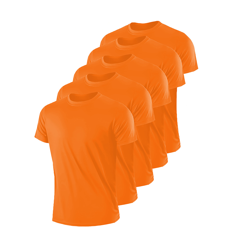 Quick Dry Breathable Cotton Blend T shirt Loose Fitting Gym Apparel Ideal for Fitness Enthusiasts(Suitable for young men and women)