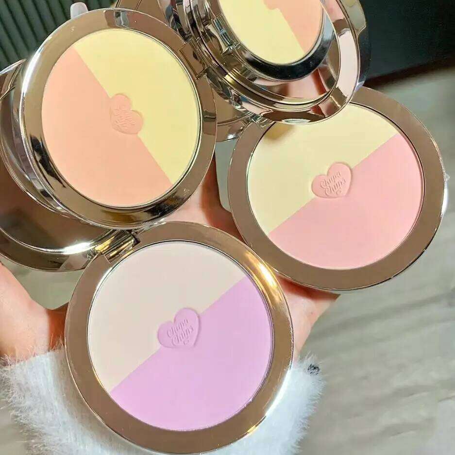 Joocyee Jewelry Sand Blusher Compact Powder Korea Makeup 100% Natural With Vitamin E Blush Highlighter Matte Finish X250717