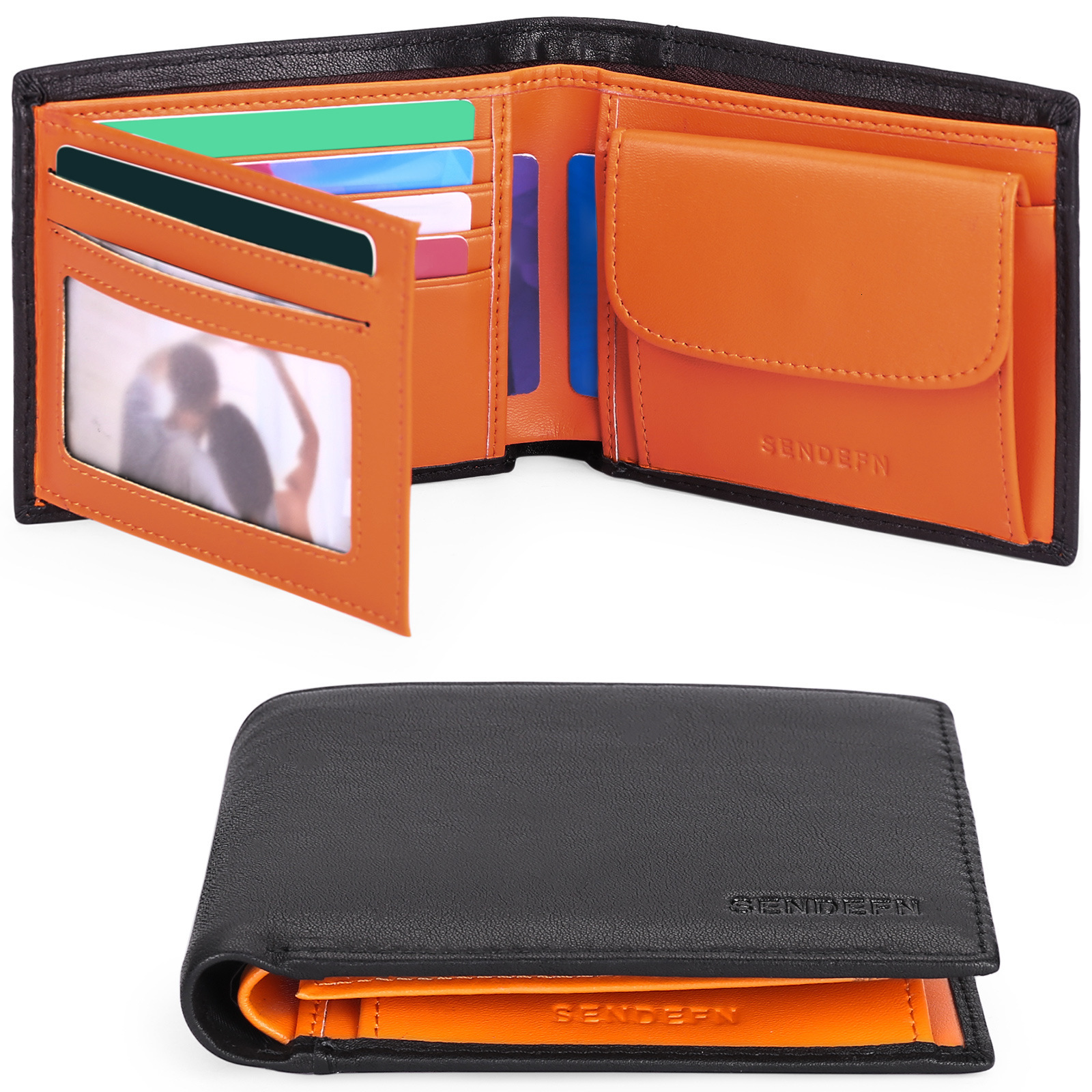 Wallet New Mens Soft Leather Wallet 70% off Korean Version Open Wallet Genuine Leather Coin Purse Card Holder