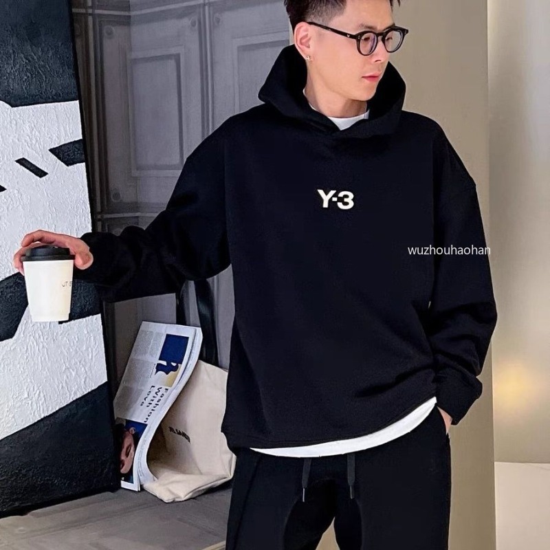 Men Hoodies Autumn and Winter y3 Letter Printing Leisure Sports Casual Hoodie Y1289