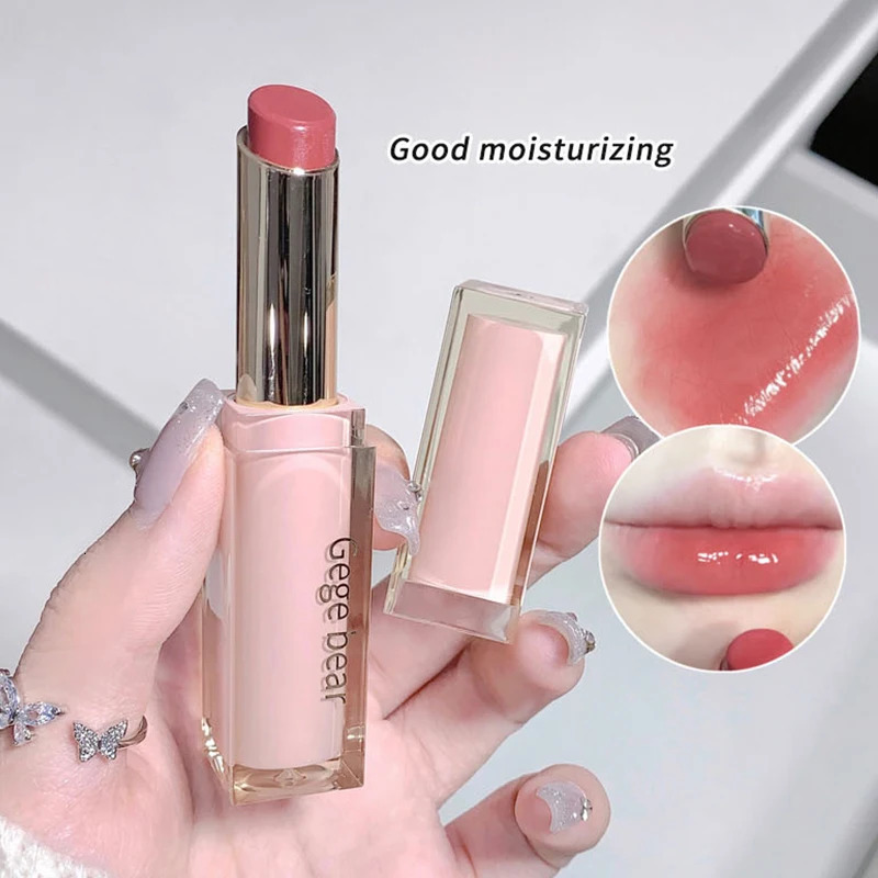 When light soft and smooth lipstick hydrates moisturizing and white not easy to stick to the cup 250716