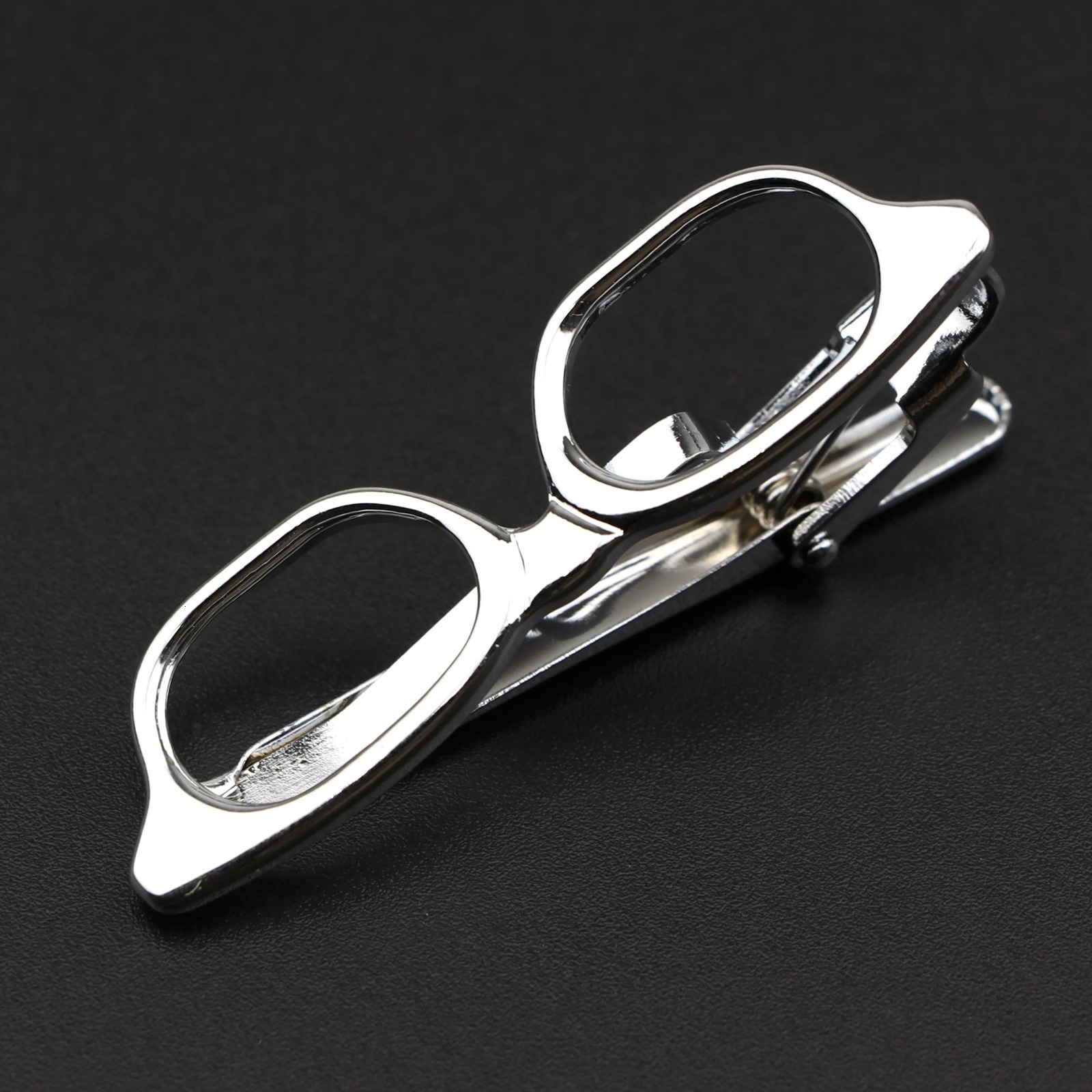 Quality Mens Classic Tie Clip Glasses Fish Airplane Fork Spoon Shape Metal Chrome Stainless Pin Clasp For Business Corbata Gift 250715