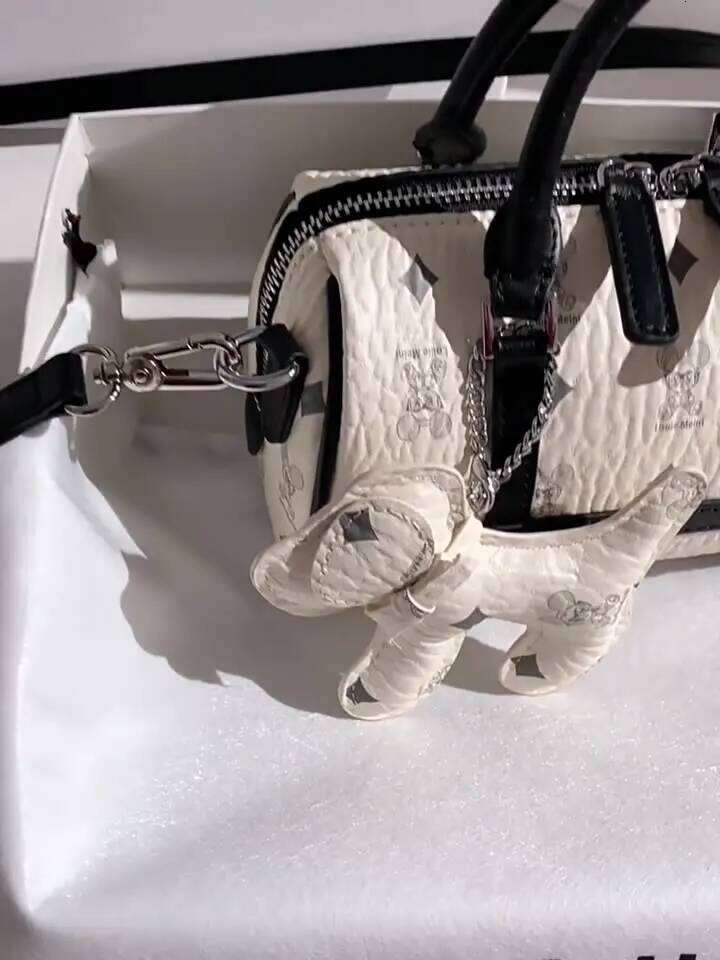 Designer Bag Veet Revival Boston Purse - Padded Pillow Bag With Print, Luxe Work Essentials Organizer