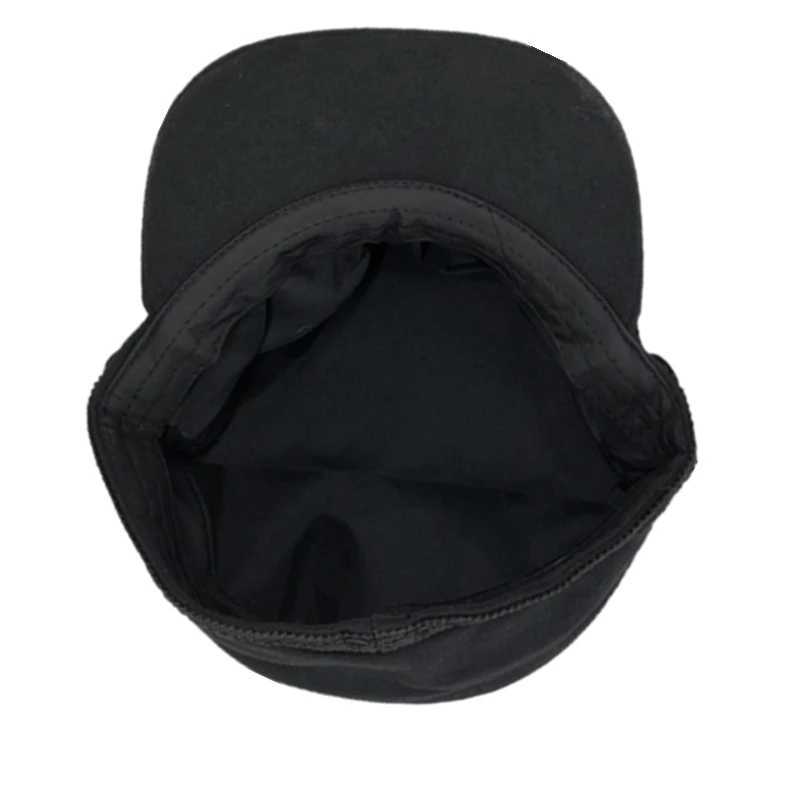 Fashion Women Men Spring Autumn Sailor Black Ladies Beret Top Captain Cap Travel Octagonal Hat L250718
