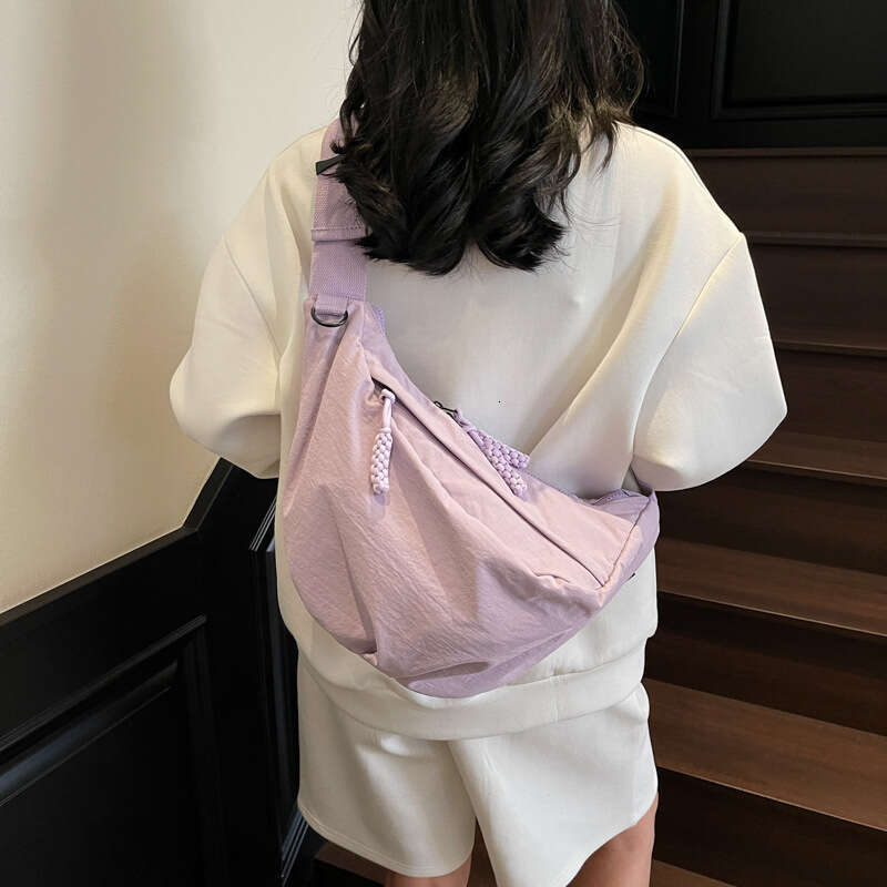 Casual for Women 2025 New Fashion Single Shoulder Large Capacity Student Class Commute Crossbody Dumpling Bag