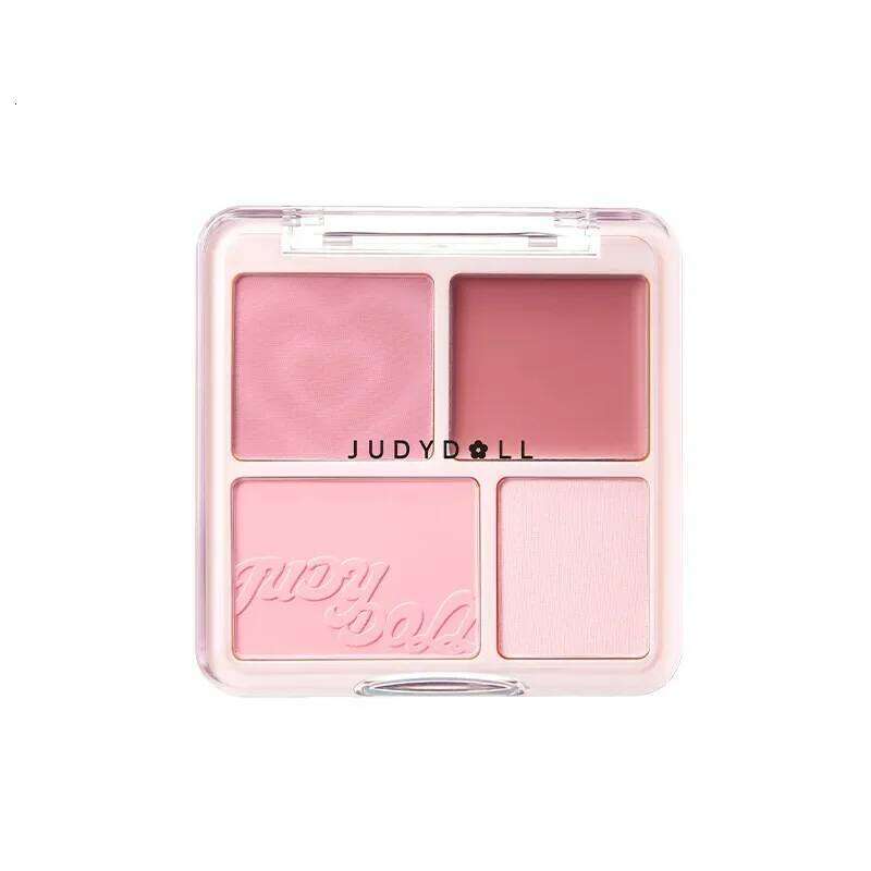 Judydoll 4 Powder Blush Cream Clay Palette Matte Expanding Color Highlight Brightening Comprehensive Disk Makeup X250718