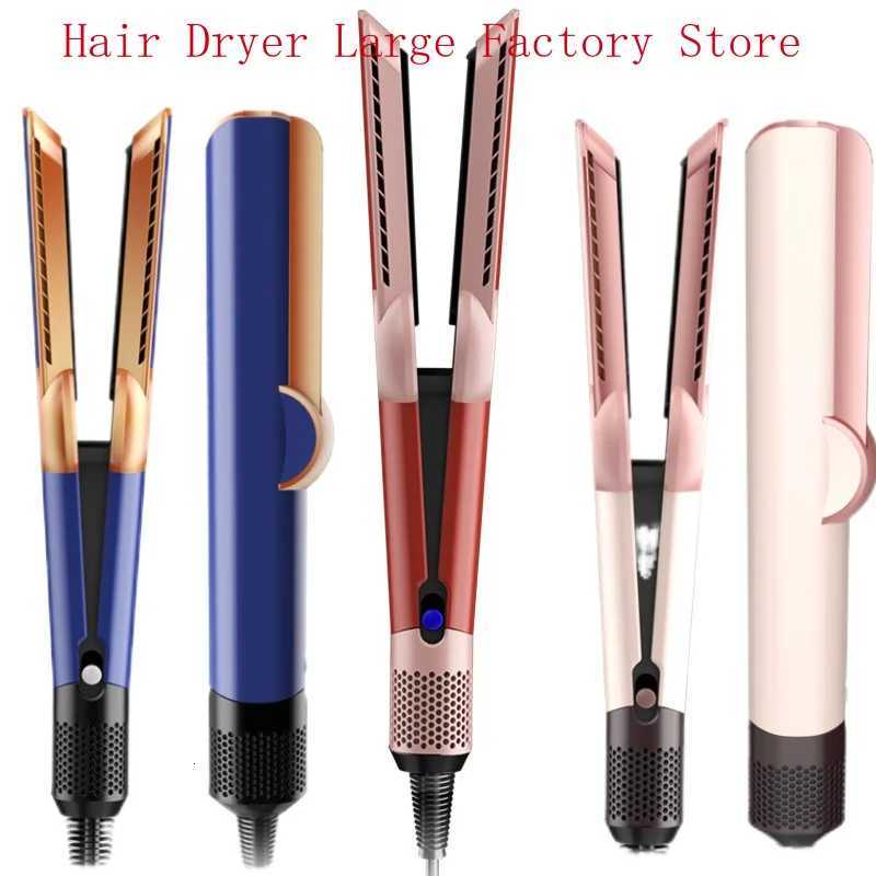 Professional 2-in-1 Hair Straightener And Dryer Heat-Up Flat Iron Compatible with Hairstrait Hair Straightener for Wet Dry Hair W250718