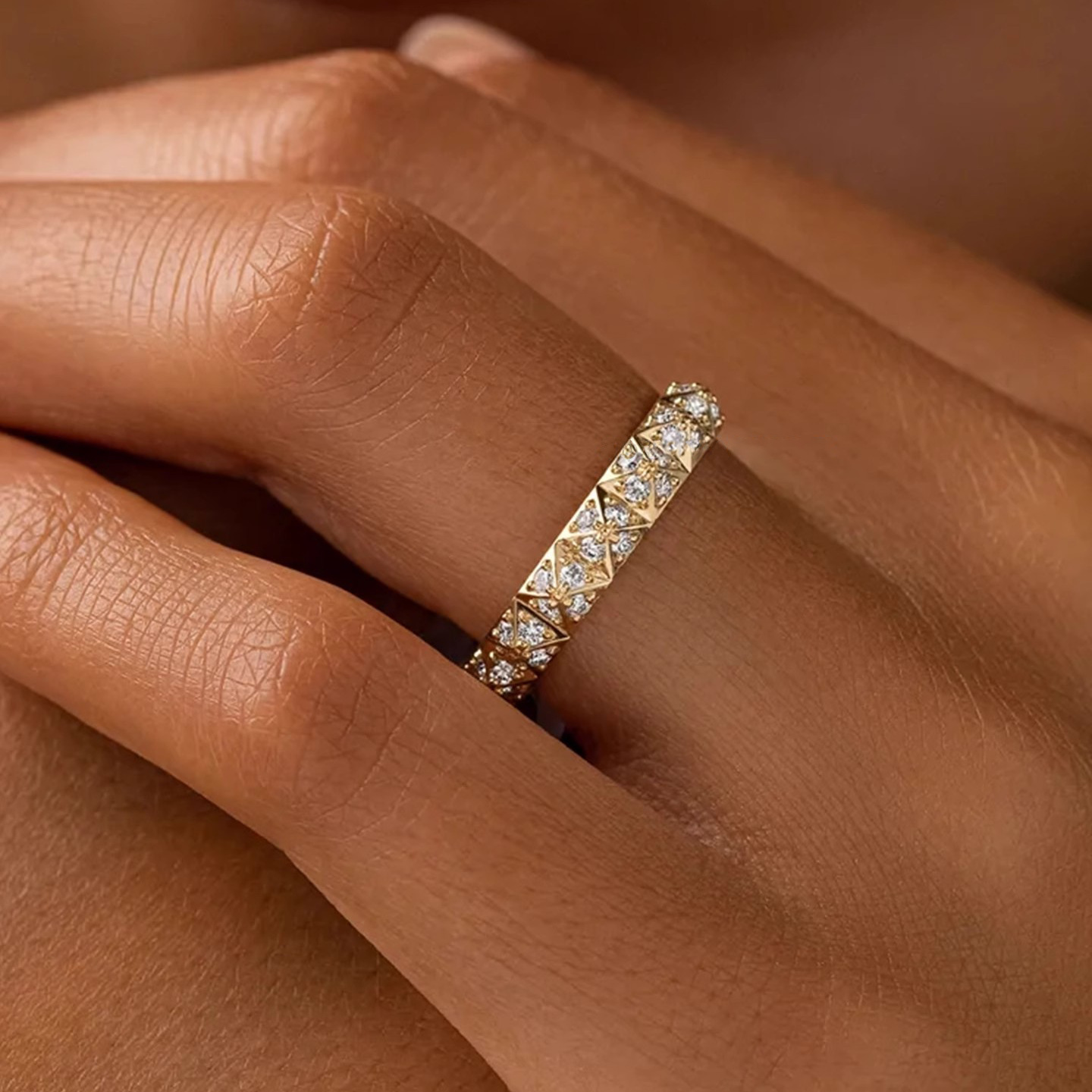 Choucong Wedding Rings Luxury Jewelry Genuine 100% S925 Sterling Silver Round Cut White Topaz CZ Diamond Gemstones Party Lady Women Engagement Band Ri