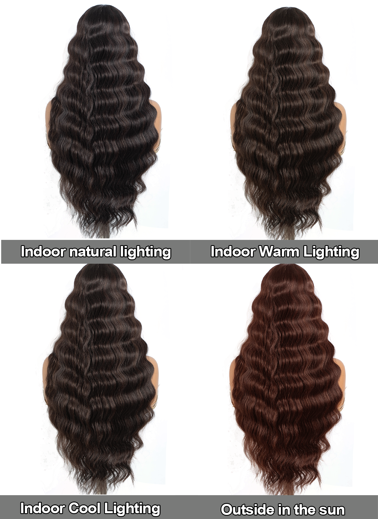 Rebecca Fashion Synthetic 13*4*1 Lace Front Wigs For Women 28 Inch Highlight Honey Brown Body Wave Wig Lace Wig