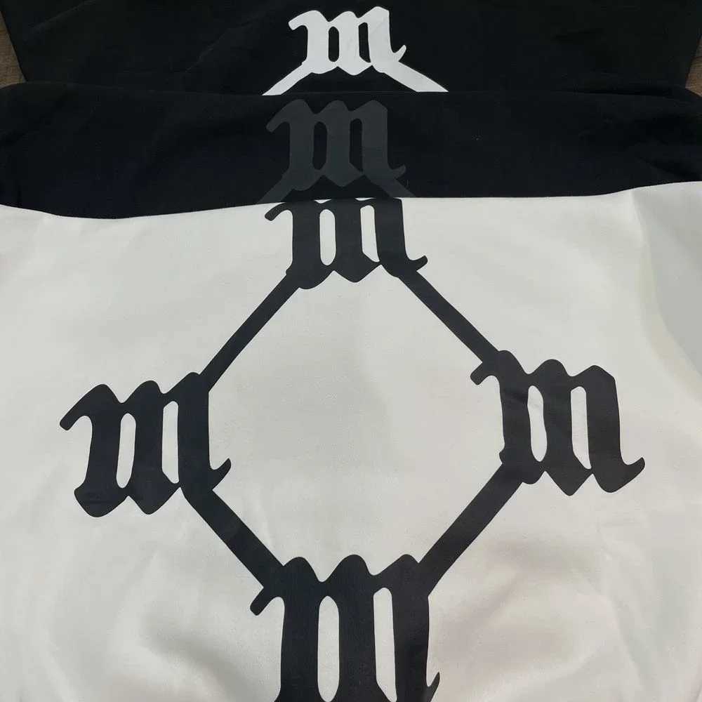 Yao Fashion Joint Design Tops Sweatshirt Oversize Streetwear Print Casual HipHop Loose Pullover Hoodies For Men X2507181