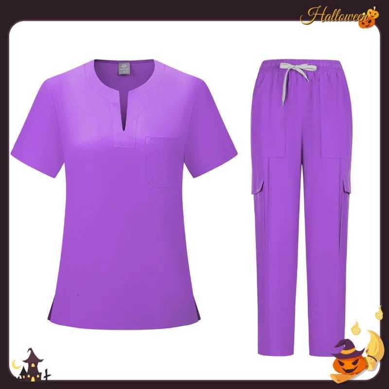 Clinic Uniform Medical Hospital Nurse Uniform Mens Scrub Set Beauty SPA Work Clothes Women Dental Beauty Scrub Surgical Gown Men Z250718