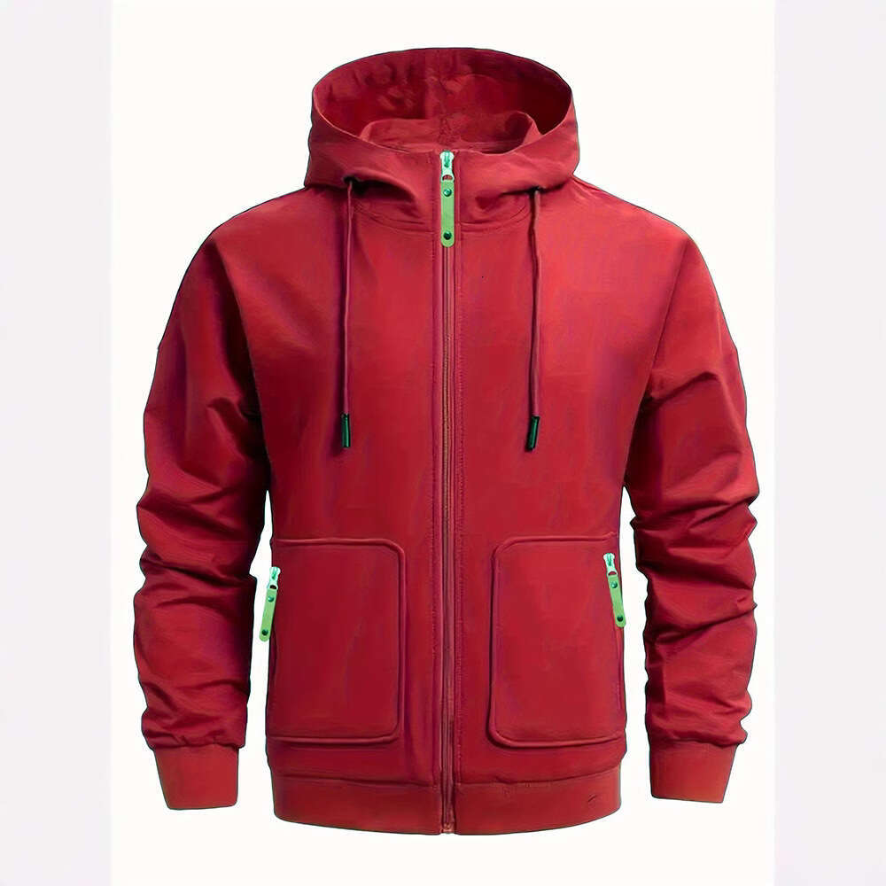 Spring And Autumn New Hoodie Zipper Long Sleeve Sweatshirt Versatile Men's Sports Casual Cardigan B5