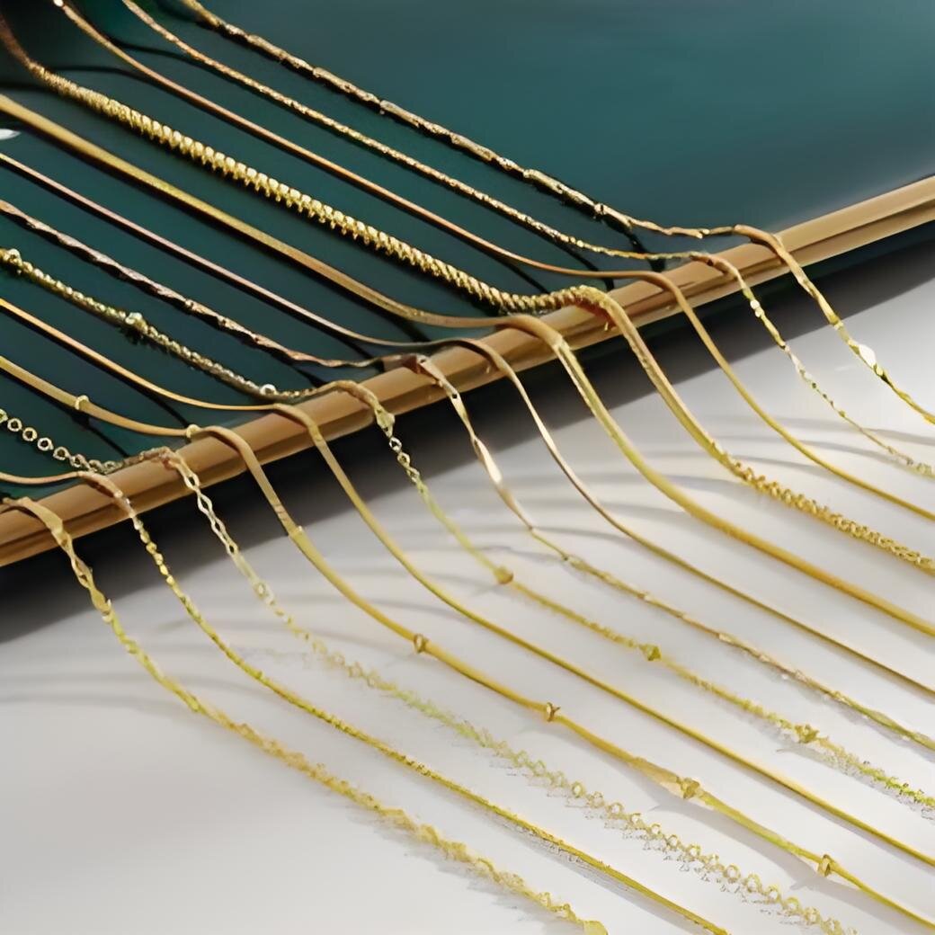 ORSA JEWELS 14k Gold Sterling Sier Paperclip Chopin Rope Cuban Figaro Box Cable Necklace Simple Basic Chain Neck Good quality