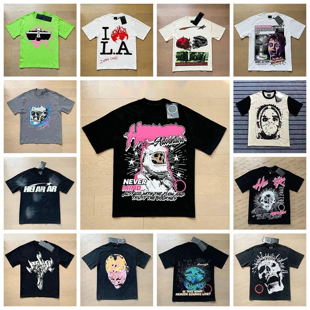 High quality designer graphic shirt Mens short sleeve designer with NFC new womens wash street loose round neck casua High Street Trendl t shirts