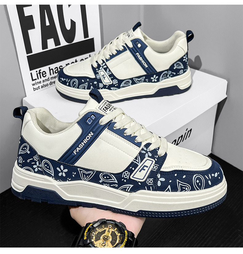 Stylish Summer Men's Shoes 2025 Models Breathable for Foreign Trade Casual and Comfortable Trendy All-match Sneakers for Teenagers