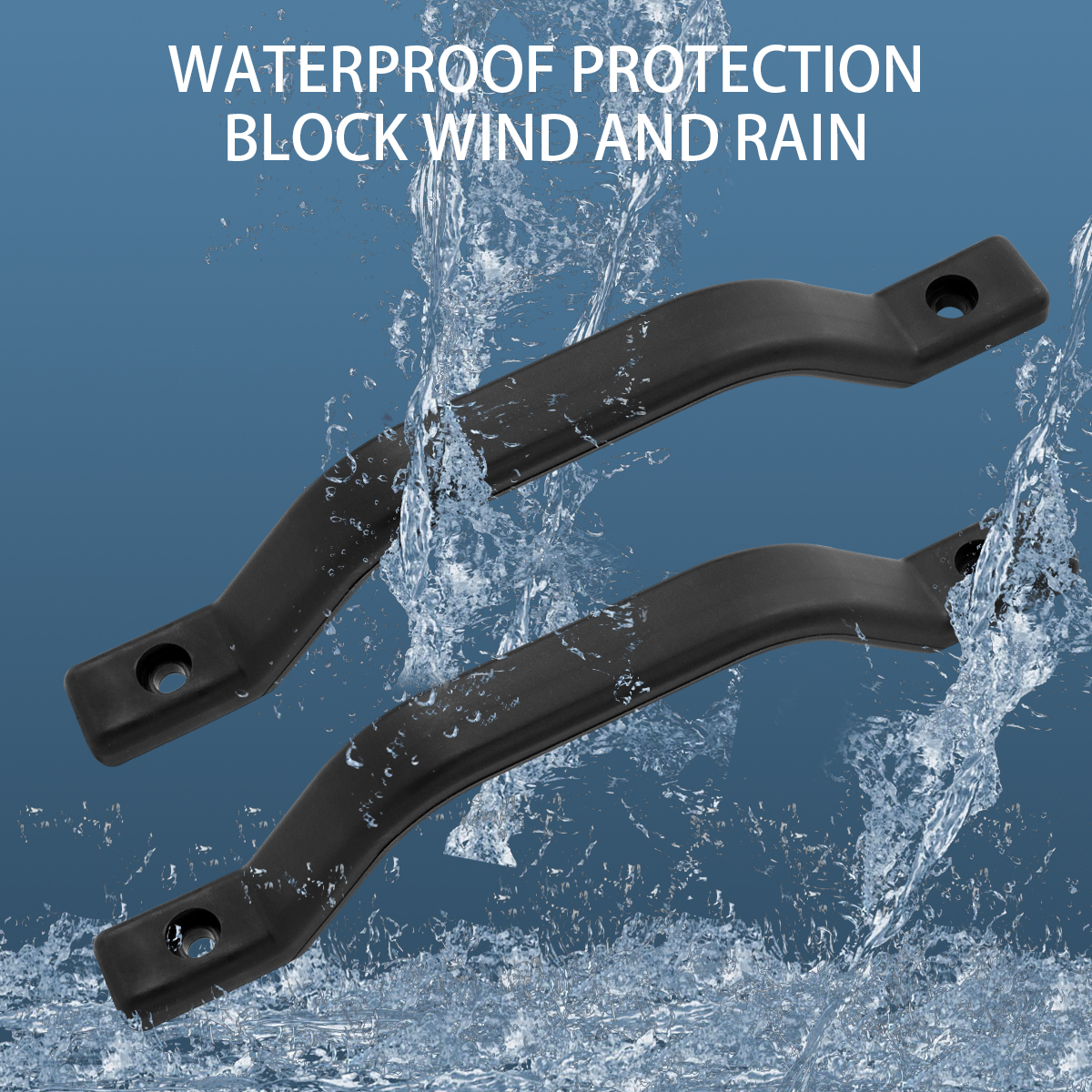 Universal Plastic RV/Trailer Door Grip w/Arm Rest: Versatile Accessory for Various Vehicles