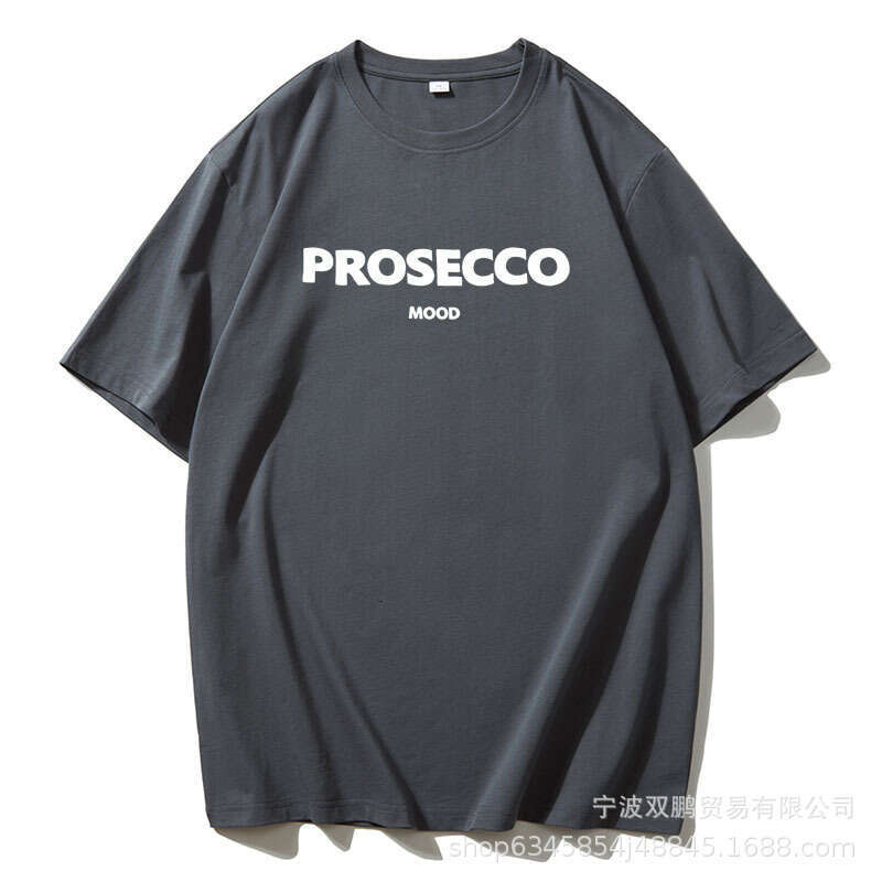 American Letter Print T-Shirt For Women, Pure Cotton, Crew Neck, Loose Short Sleeve Top, INS Style B5