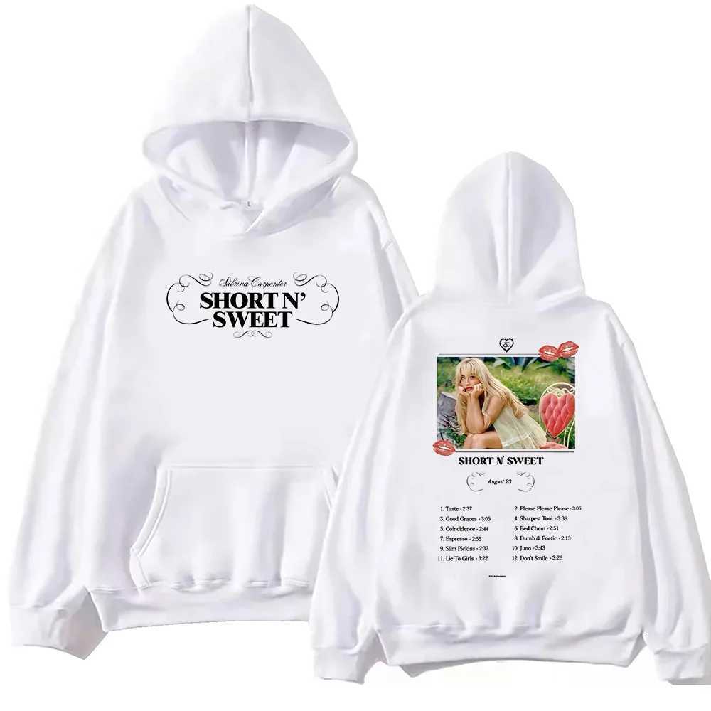 Sabrina Carpenter Short N Sweet Hoodie Unisex Harajuku Pullover Tops Long Sleeve Hoodies Music Tour Fans Gift X250718