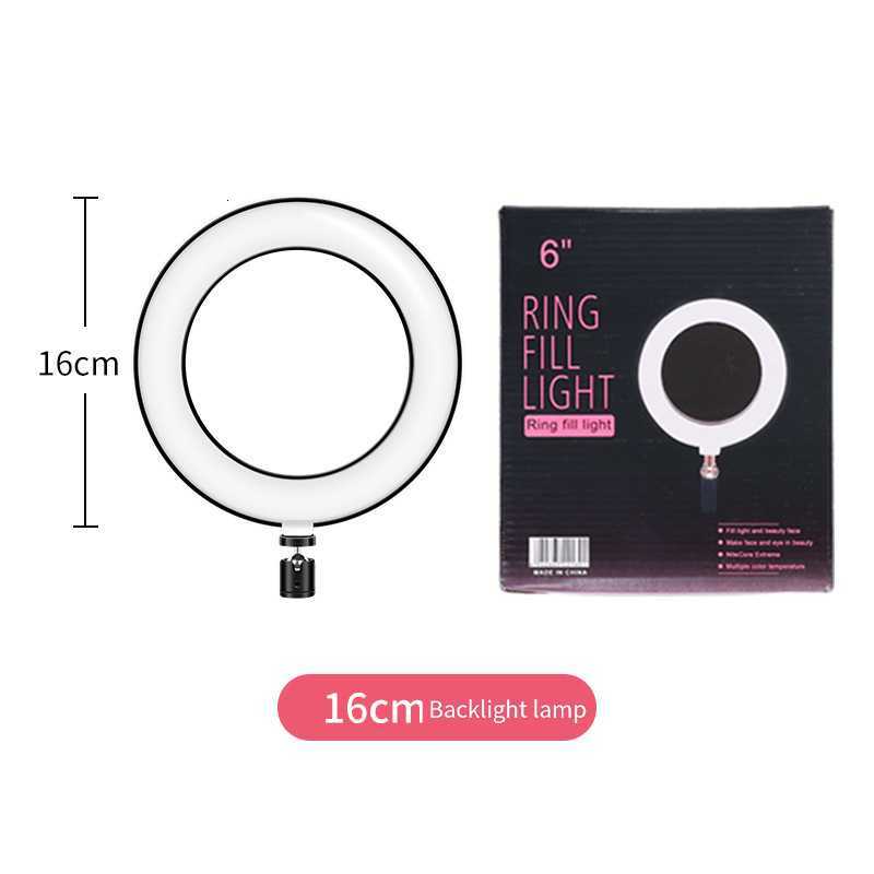 Tripod With LED Ring Light For Phone Tripod Camera Stand Selfie Photography Light LED Lamp Color Photo Studio For YouTube Live Z250116