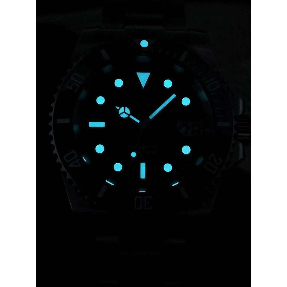 San Martin New 40mm Water Ghost Diver Men Business NH35 Automatic Mechanical Watch Sapphire Waterproof 200m SN0017 free shipping