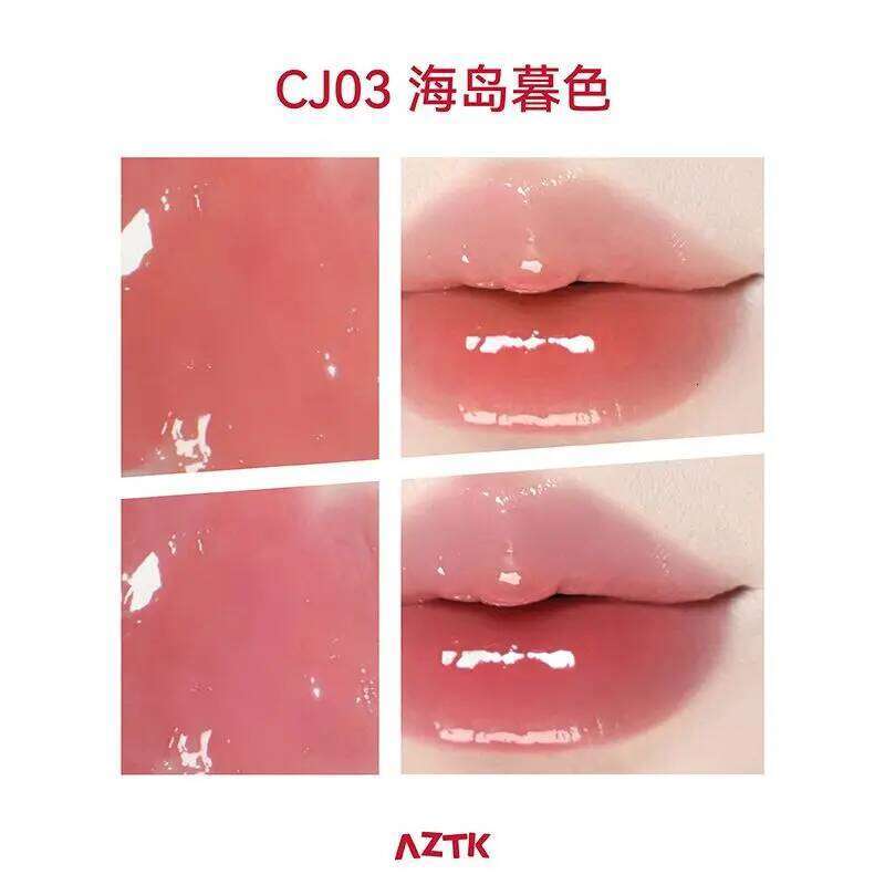 AZTK Makeup Two Tone Water Toothed Lipstick Whitening Accompanying Frozen Long-lasting Moisturizing Cosmetics X250718