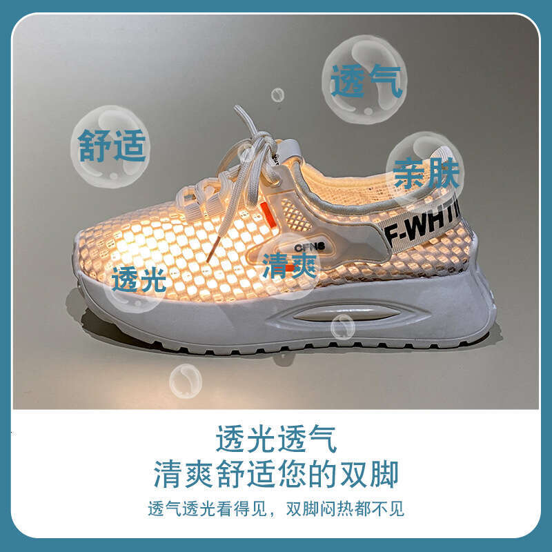 Free shipping 2025 Summer Free shipping New Functional Style Sports Color Block Versatile Breathable Non-Slip Shock Free shipping Absorption Casual Sh