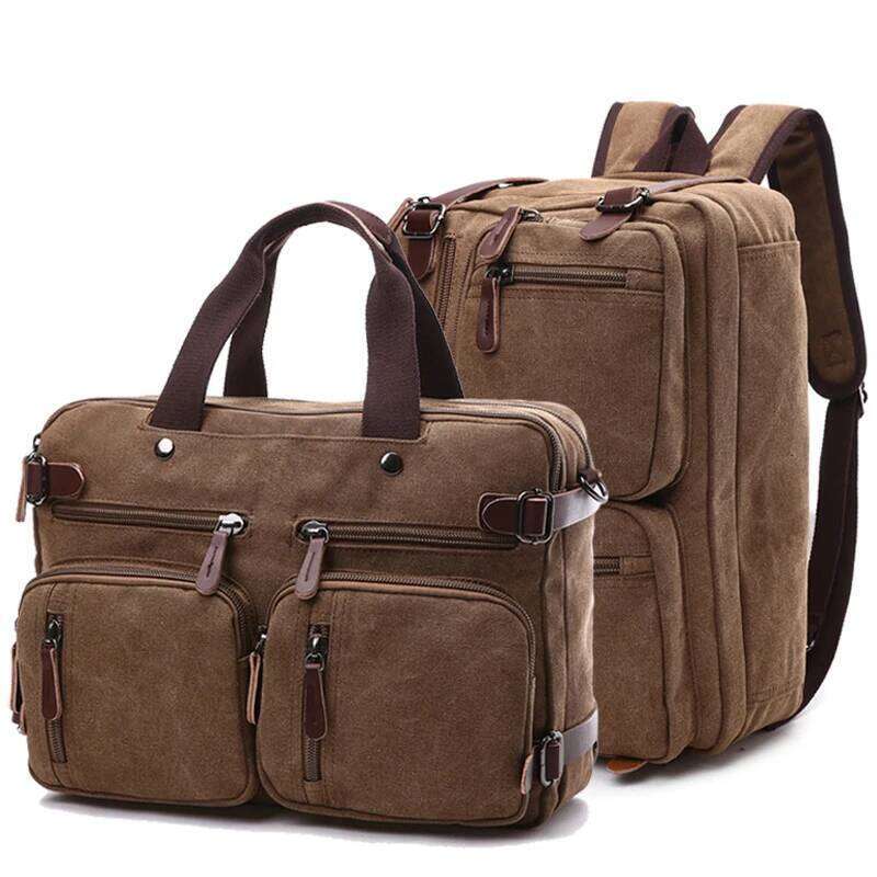 Designer Luxury Vintage Canvas Men Briefcase Large Capacity Business Handbag Men's Casual Travel Duffel Bags Laptop Backpack Tote Bag