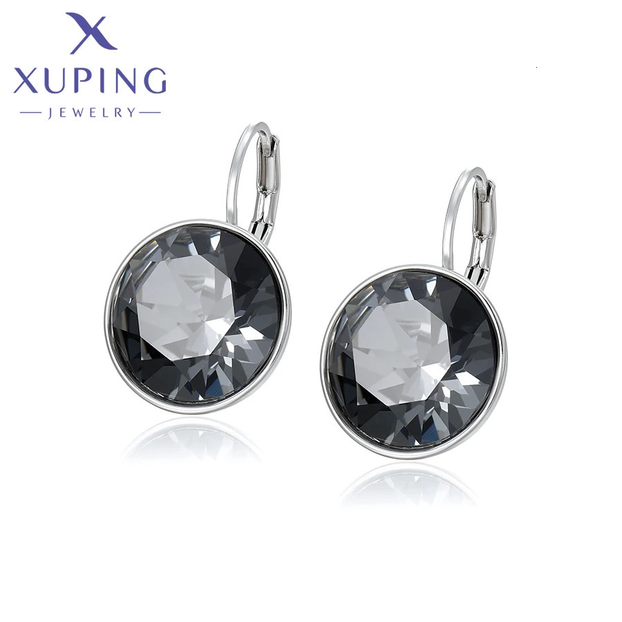 Xuping Jewelry Fashion Trendy Charms Platinum Color Crystal Earrings for Women Valentines Day Girl Birthday Gift A00615428 250716
