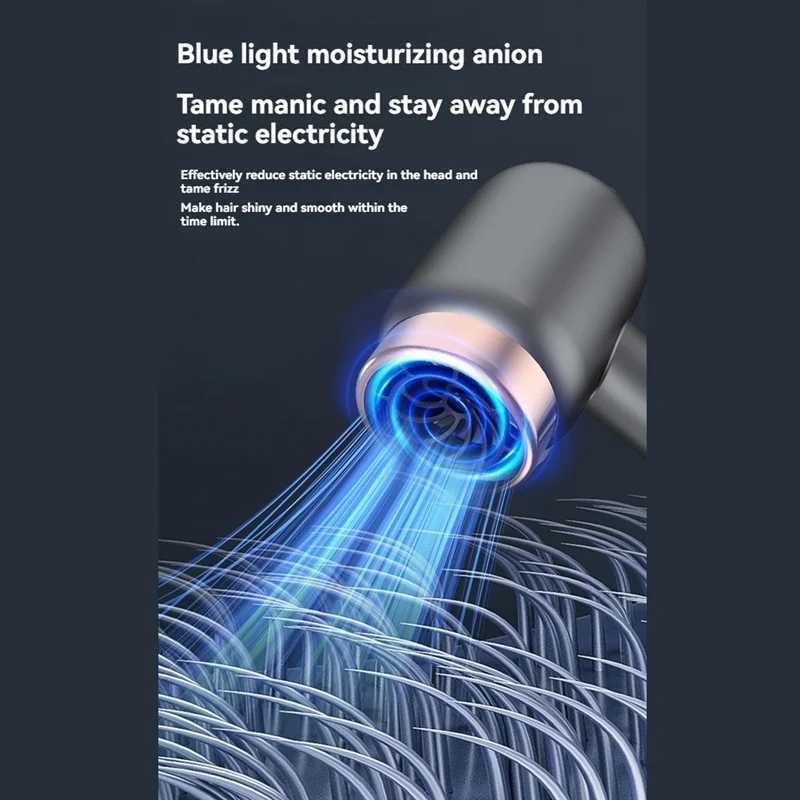 52Z Top Portable Wireless Hair Dryer Plug -In And Charging 2 In Line 1 With Usb Charging Cold Hot Wind Wireless Hair Dryer C EU W250718