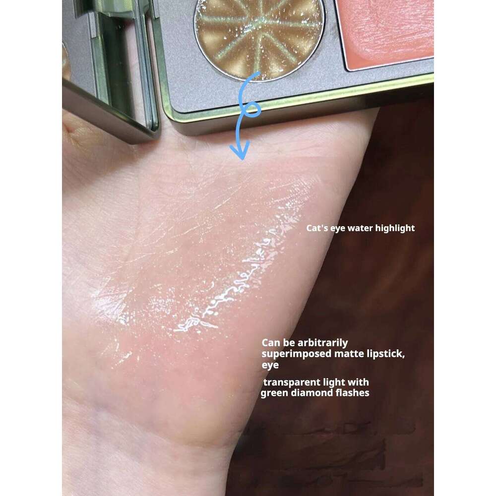 Girlcult Facial Comprehensive Powder Cream Disc Blush Highlighter Contour Bronzer All-in-one Palette Water Light Finish Makeup X25071