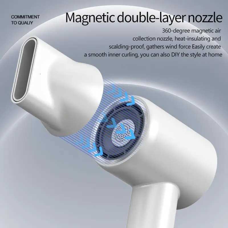 Portable Hair Dryer 110000 RPM Professional High-speed Hair Dryer Low Noise Temperature Control Hair Dryer W250718