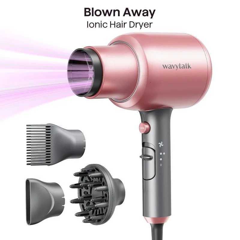 1875W Fast Drying Power Ceramic Heat Protection Includes Diffuser Styling Comb Attachment W250718