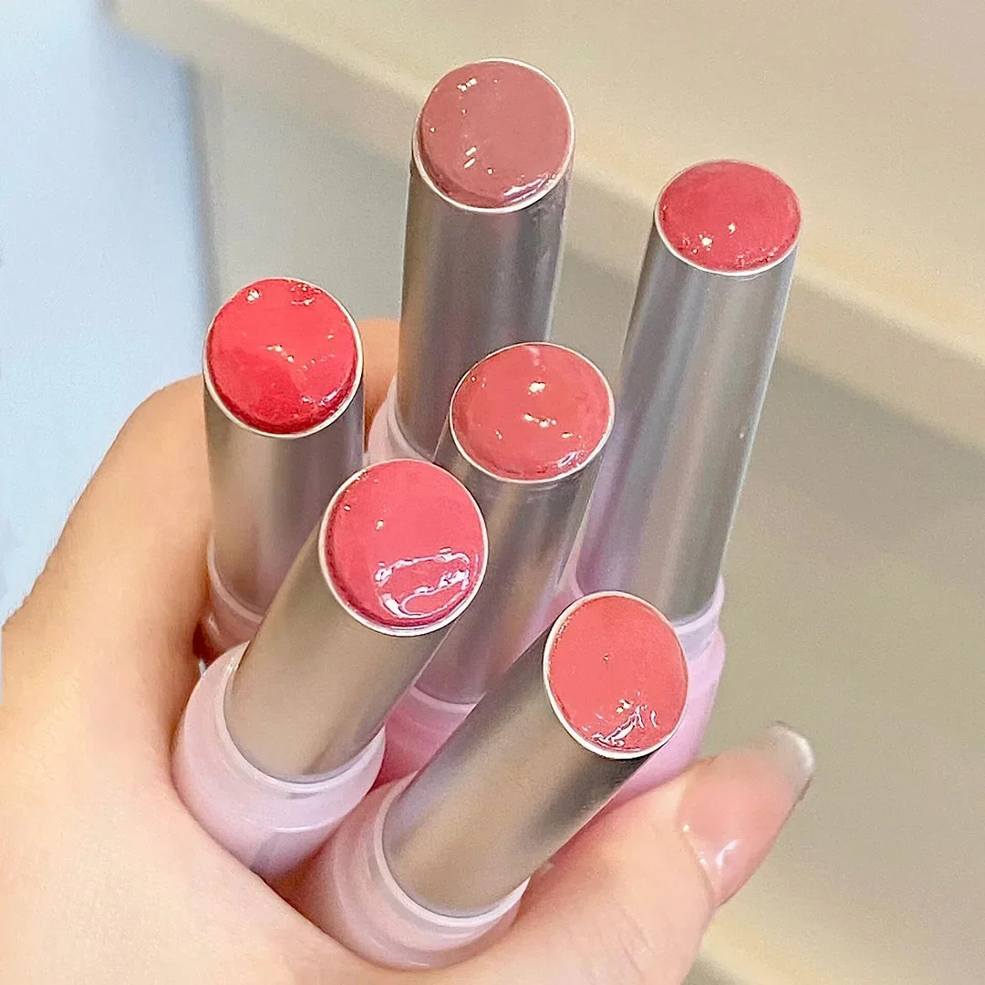 Flower Hydrating Solid Lip Gloss Mirror Shine Lip Honey Moisturizing Glossy Pink Jelly Lip Balm Non Sticky Makeup Lipstick 250717