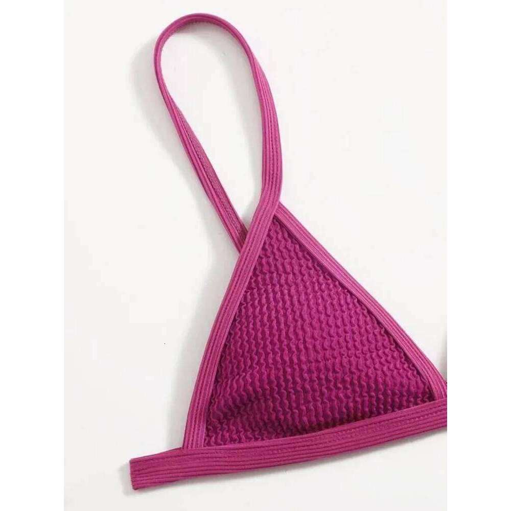 OIINAA Sexy Solid Bikini Set Women Swimsuit Two-Piece Simple Classic Fashion Female Swimwear Bathing Beach Vacation Beachwear