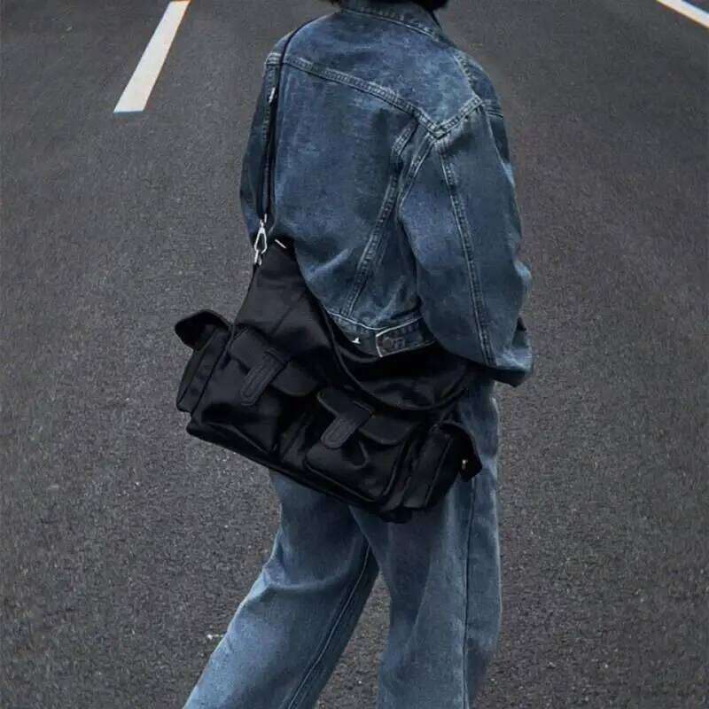 Women Tote New Design Individuality Large Capacity Vintage PU Crossbody Shoulder Bags Fashionable large capacity