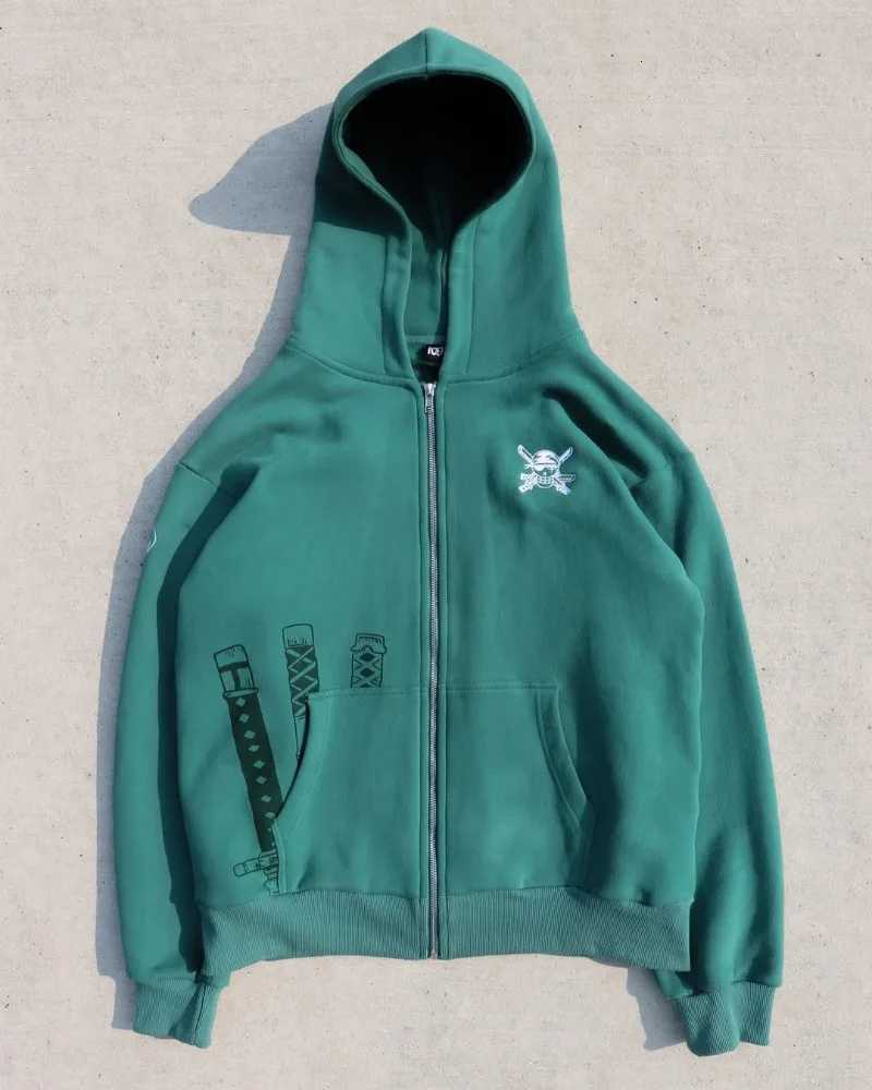 High Street Y2K cartoon pattern embroidered design hoodie punk retro versatile sweatshirt hip-hop Harajuku trendy men hoodie X250718