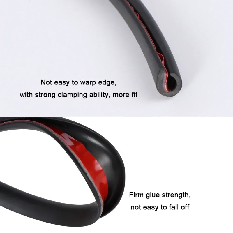 Car door protector 5M, car door anti-collision strip, universal strip, scratch rubber protection strip, car protection strip