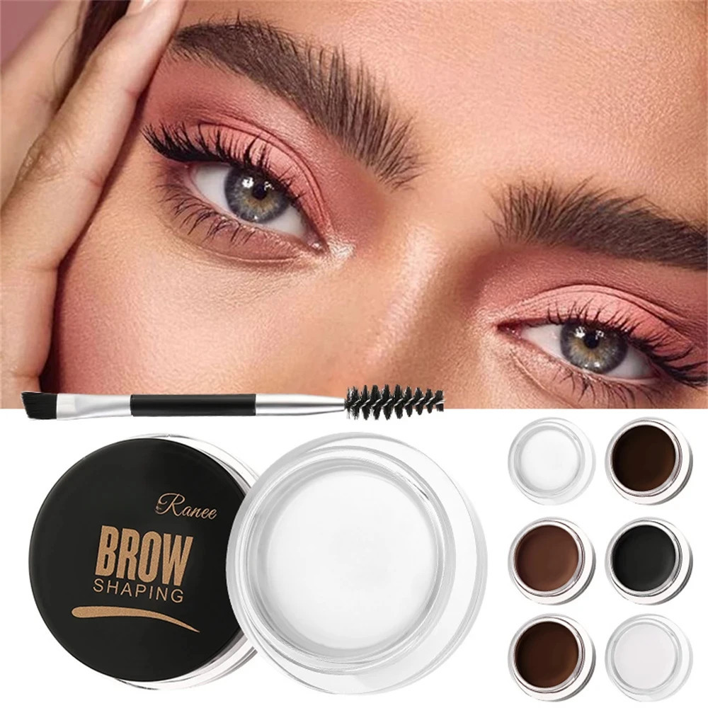 Matte Brown Black Wild Eyebrow Cream 3D Natural Tint Eyebrow Enhancers Gel Wax Waterproof Lasting Eye Makeup Cosmetic Tools 250712